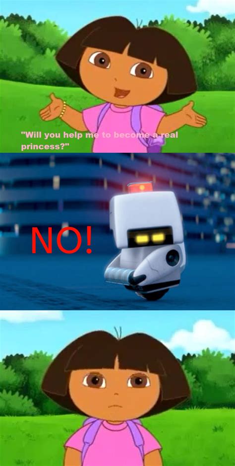 m o says no to dora by wolflove1o1 on deviantart