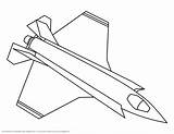 Coloring Pages Jet Fighter Airplane Boys Popular Print Coloringhome sketch template
