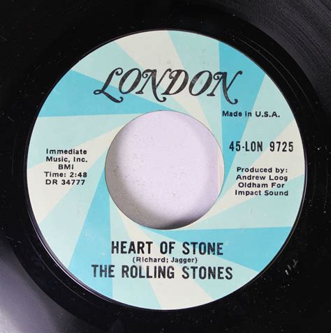 The Rolling Stones 45 Rpm Heart Of Stone What A Shame