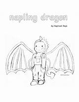 Dragon Naptown Boys Dragons Colored Coloring Sheet Please Would sketch template