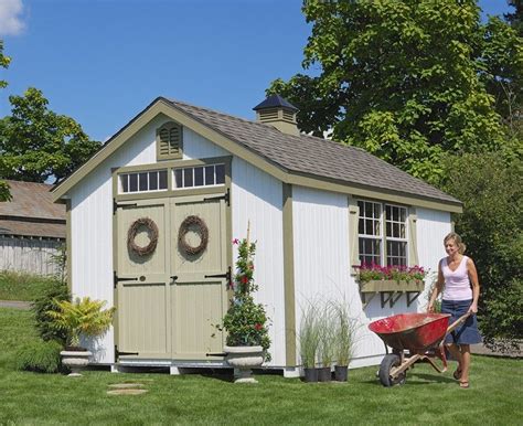 Amish Colonial Williamsburg Garden Shed Panelized Kit Garden Shed