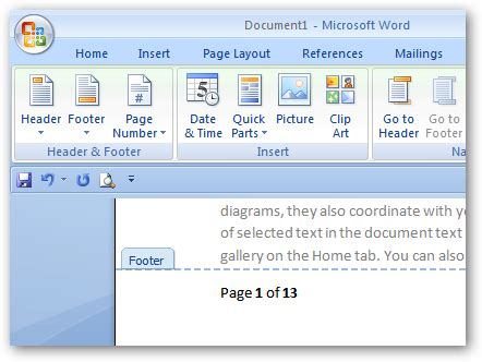 add page numbers  documents  word