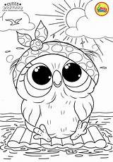 Coloring Cute Pages Bojanke Kids Animal Cuties Printables Preschool Printable Print Sheets Choose Board Tv Disney Bonton Owl sketch template