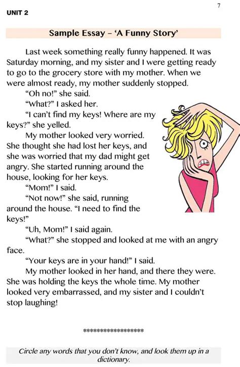 funny story writing