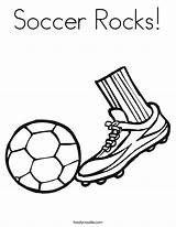 Soccer Coloring Rocks Cleats Football Ball Pages Toll Ist Cleat Getdrawings Fußball Built California Usa Twistynoodle Noodle sketch template