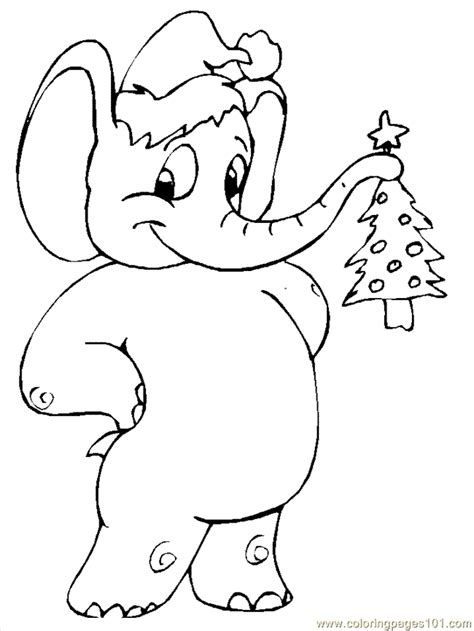 christmas animals  coloring page  christmas coloring pages