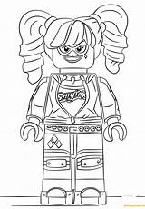 Lego Harley Pages Quinn Batman Coloring Dolls Toys Print sketch template