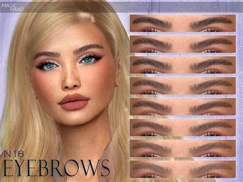sims  cc eyebrows realistic