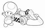 Mario Kart Coloring Pages Toadette Kids Coloriage Printable Color Kong Donkey Imprimer Print Games Toad Dessin Colouring Characters Children Drawing sketch template