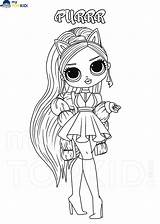 Doll Kolorowanki Druku Desenho Starsze Darmowe Siostry Unicorn Raskrasil Kitty Mytopkid Fashionable Bambole sketch template