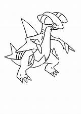 Pokemon Garchomp Gabite sketch template