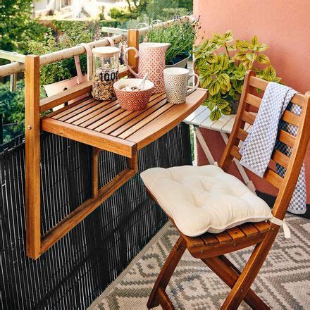 lodge balkon klapptisch butlers   terrasse dekor haus deko