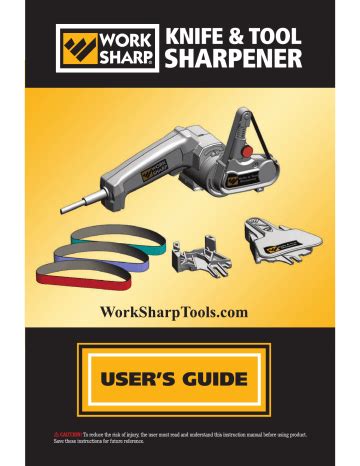 work sharp knife tool sharpener user manual manualzz