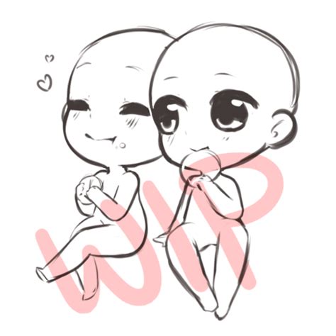 ych couple animation auction   pikaxiu chibi drawings drawing base animation sketches