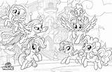 Coloring Pages Pony Little Movie Khoo Unicorn Horse Cartoon sketch template