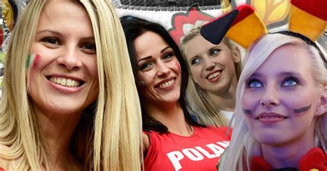50 beautiful female football fans from euro 2012 picture special