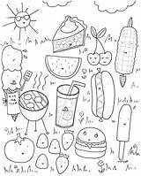 Coloring Summer Pages Bbq Food Sheets Book Sommer Ausmalbilder Kids Choose Board Printable Print sketch template