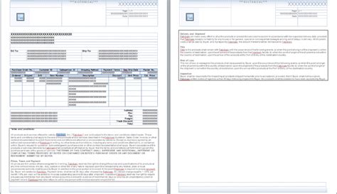 invoice sample payment terms sales template   conditions