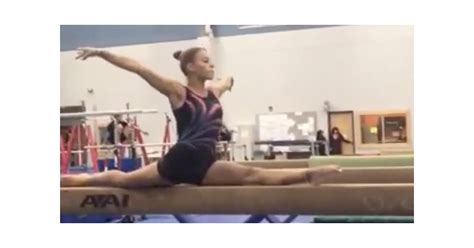 marisa dick invents new gymnastics move popsugar fitness