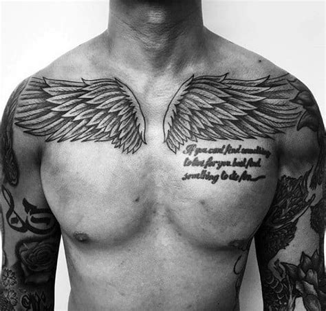 Pin By Amy Amy On Tattoo Reference Cool Chest Tattoos Wings Chest