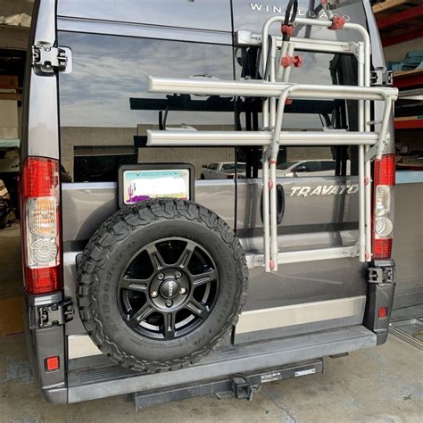 rear door spare tire mount ram promaster forum