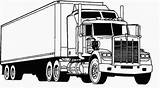 Coloriage Semi Camion Livre Kenworth Pliage Bmg sketch template