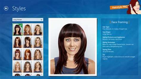 hairstyle pro  windows  pc    windows  apps