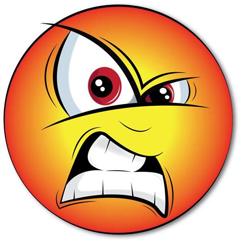 angry emoji vector ai png  jpgi files included etsy