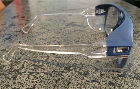 stylish vintage blue frame aviator safety glasses aearo