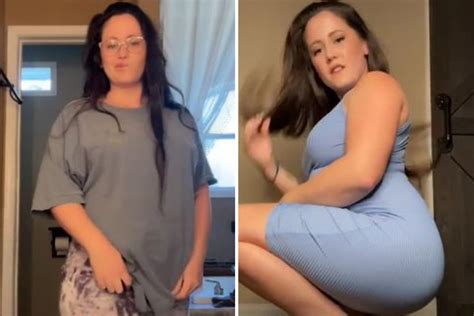 teen mom jenelle evans trades signature sweatpants for skintight blue