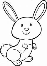 Conejos Conejo Feliz sketch template