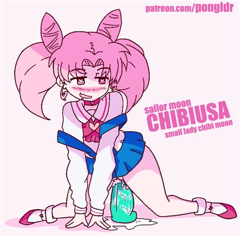 Pongldr Chibi Usa Bishoujo Senshi Sailor Moon 1girl Aliasing All