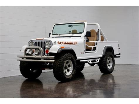 jeep cj scrambler  sale classiccarscom cc