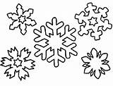 Snowflake Coloring Pages Easy Simple Drawing Printable Getcolorings Navidad Colorear Para Estrella Preschool Getdrawings Kids Guardado Desde sketch template