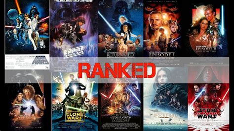 ranking   star wars films youtube