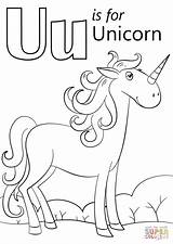 Unicorn Coloring Letter Pages Preschool Printable Supercoloring Kids Crafts Alphabet Letters Words Animals Umbrella Puzzle Activities Underwear Work Under Kaynak sketch template