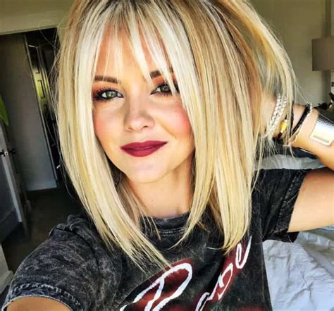 21 Trendiest Long Bob Haircuts With Layers And Bangs