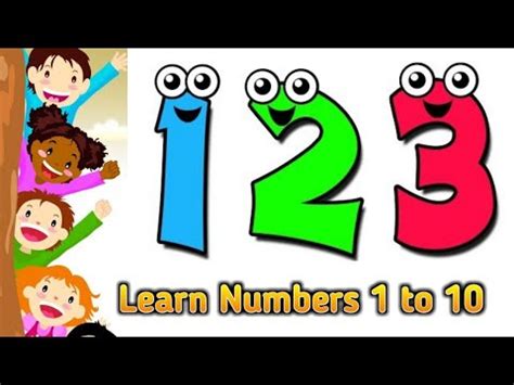 kids education video learn numbers  counting    nursery