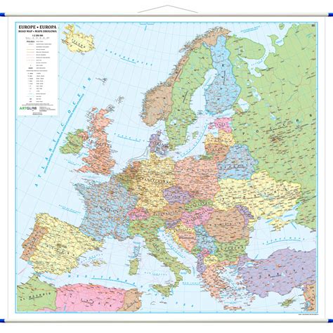 europa polityczna mapa scienna    artglobpl