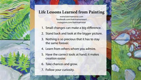life lessons learned  painting katrina morse