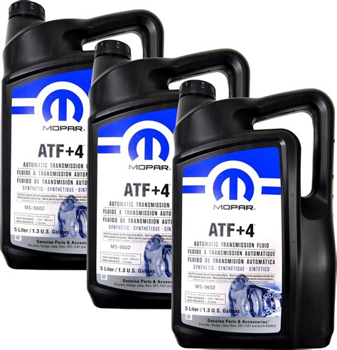 mopar automatic transmission fluid atf  liter  gallon  pack