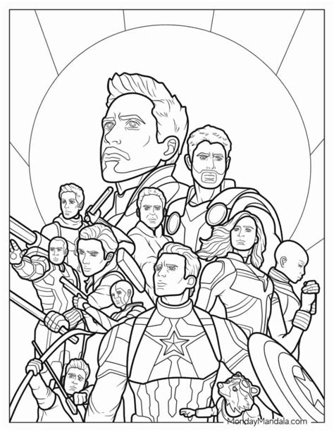 explore   infinity gauntlet coloring pages   print