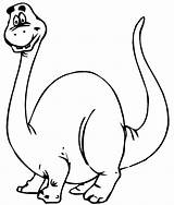 Dinosaur Coloring Pages Kids Cartoon Dinosaurs Line Drawing Toddlers Cute Clipart Skeleton Printable Rex Preschoolers Para Dinosaurios Colorear Colouring Cliparts sketch template