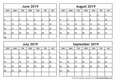 blank  month calendar template template calendar design
