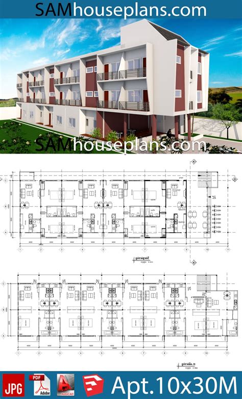 apartment plans    units samhouseplans