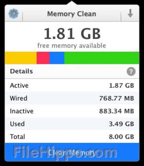 memory clean   mac filehippocom