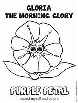 Daisy Coloring Petal Scout Girl Pages Purple Gloria Respect Scouts Glory Morning Makingfriends Flower Petals Daisies Others Authority Printables Myself sketch template