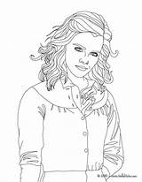 Coloring Pages Watson Emma Hermione Granger Color Template Getcolorings sketch template