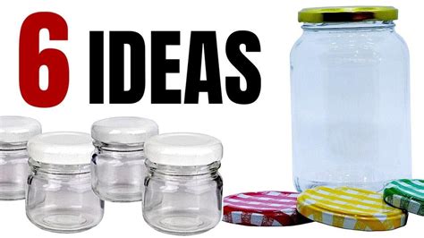 6 Extraordinary Ways To Recycle Reuse Empty Old Glass Jars Youtube