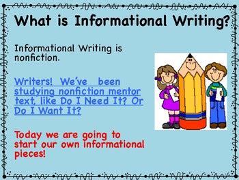 grade informational writing unit based  lucy calkins tpt